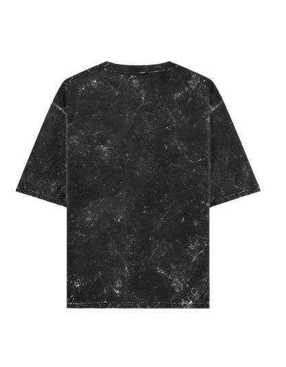 Black Acid Washed Oversized Tee